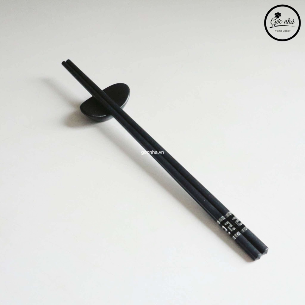 Đũa sợi thủy tinh kháng khuẩn cao cấp-Đen