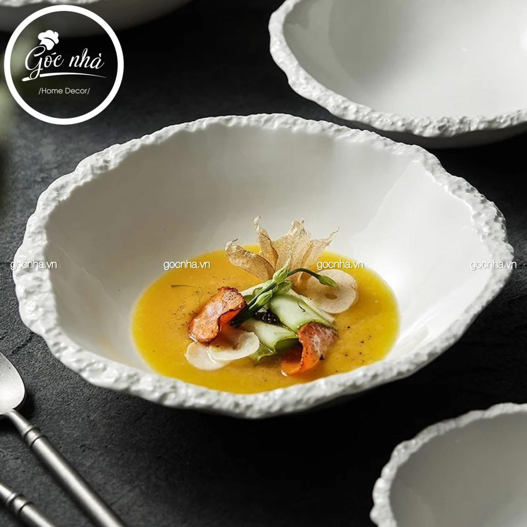 Tô Sứ viền Coral Cao Cấp