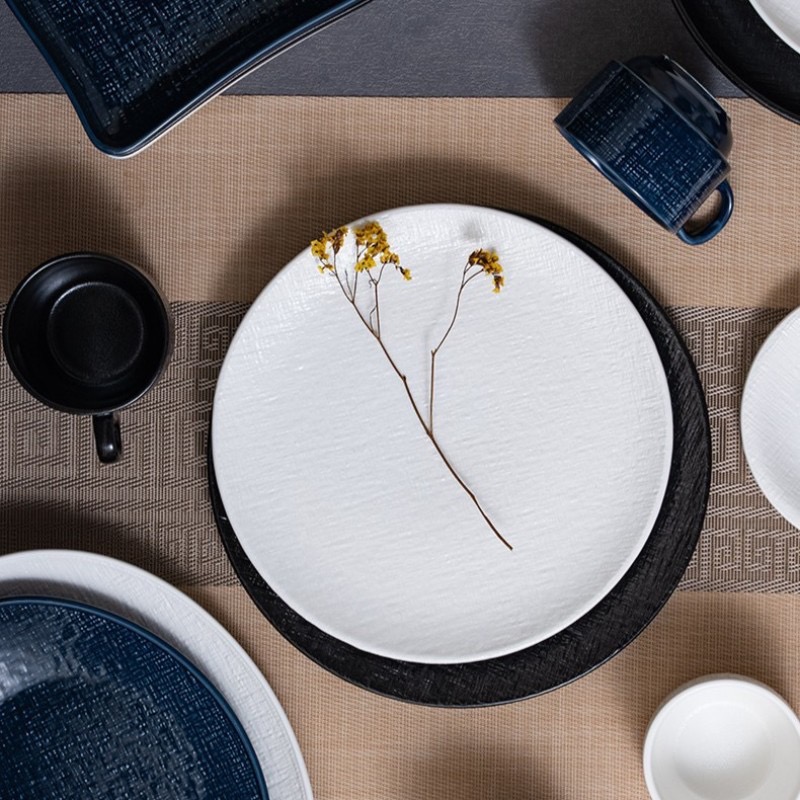 Chén dĩa Crochet dệt lưới