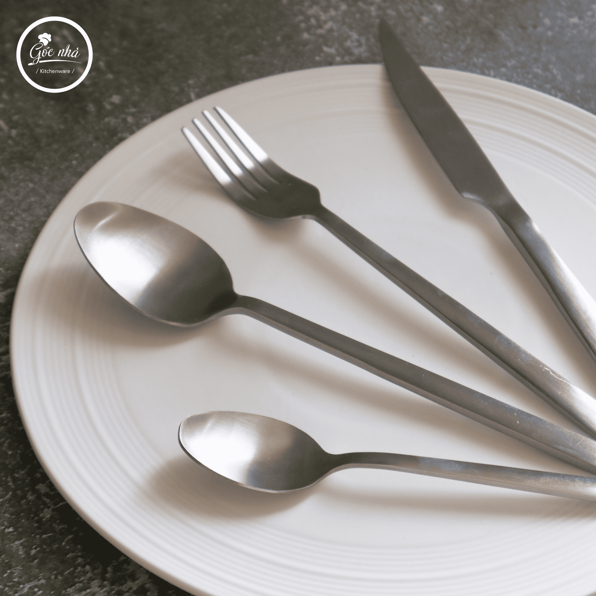 Set Matte Cutlery 4 x 4 pcs