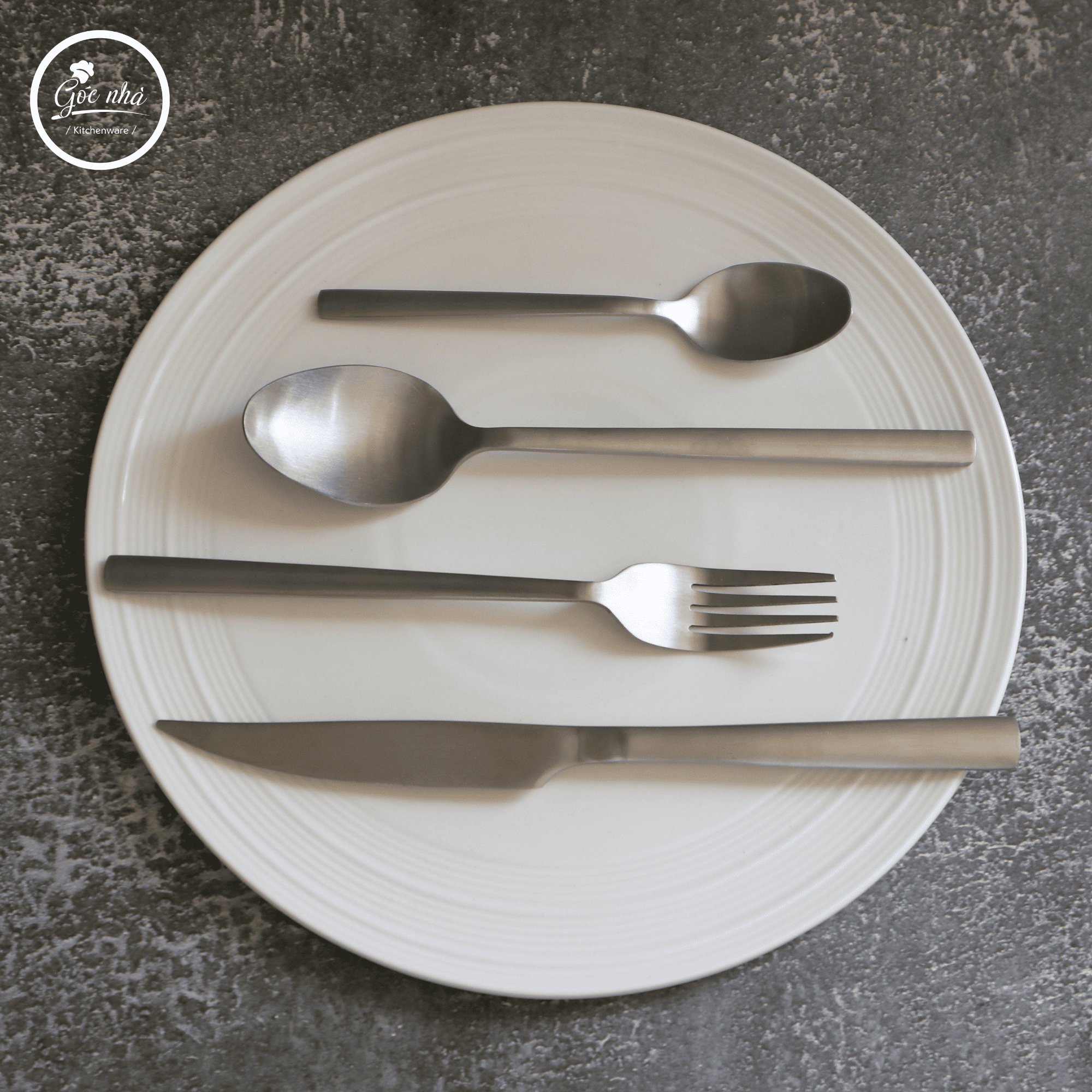 Set Matte Cutlery 4 x 4 pcs