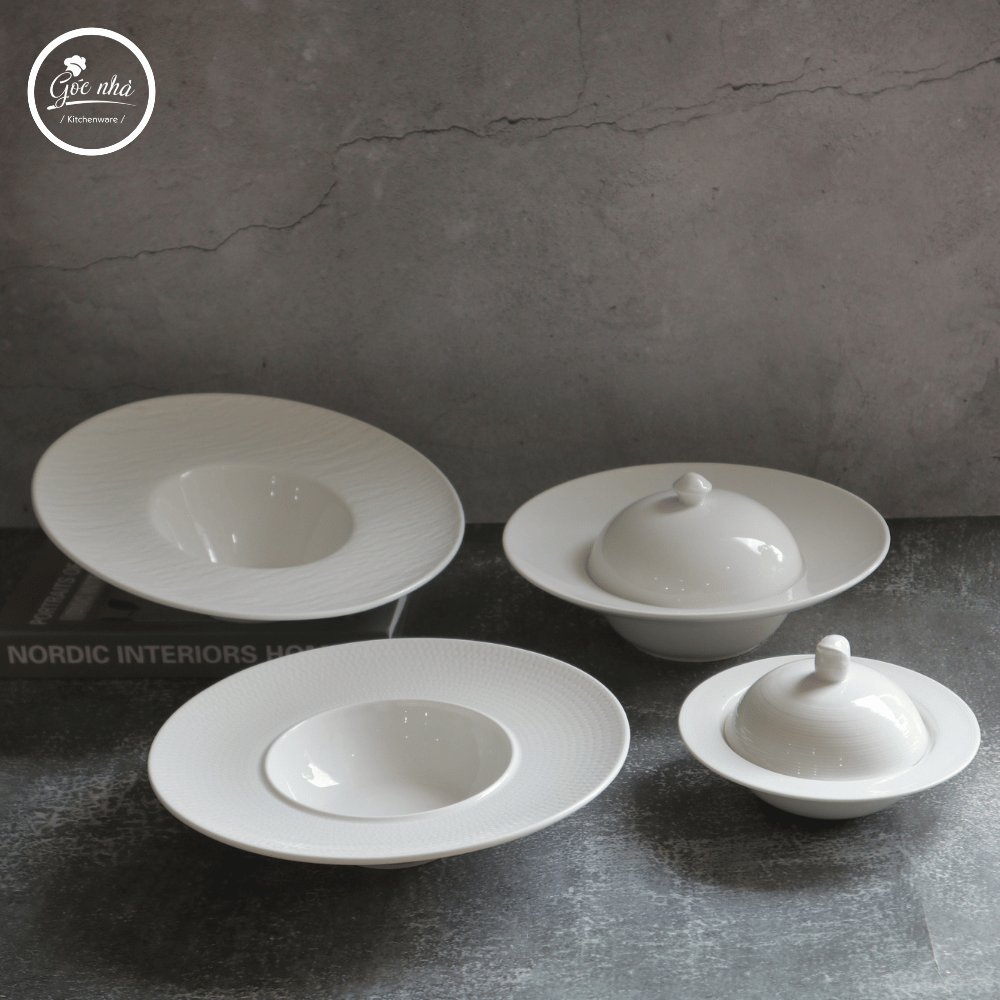 Dĩa Soup/Pasta Có Nắp UFO