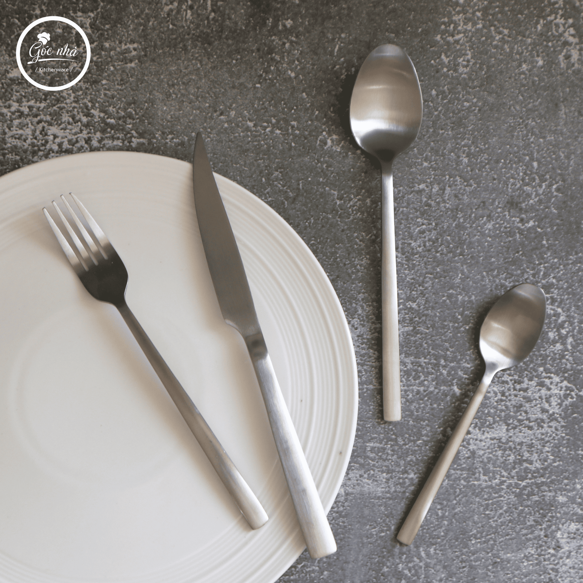 Set Matte Cutlery 4 x 4 pcs