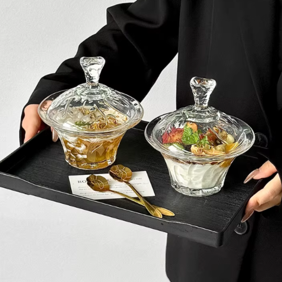 Khay Đựng Bánh Thủy Tinh Cao Cấp