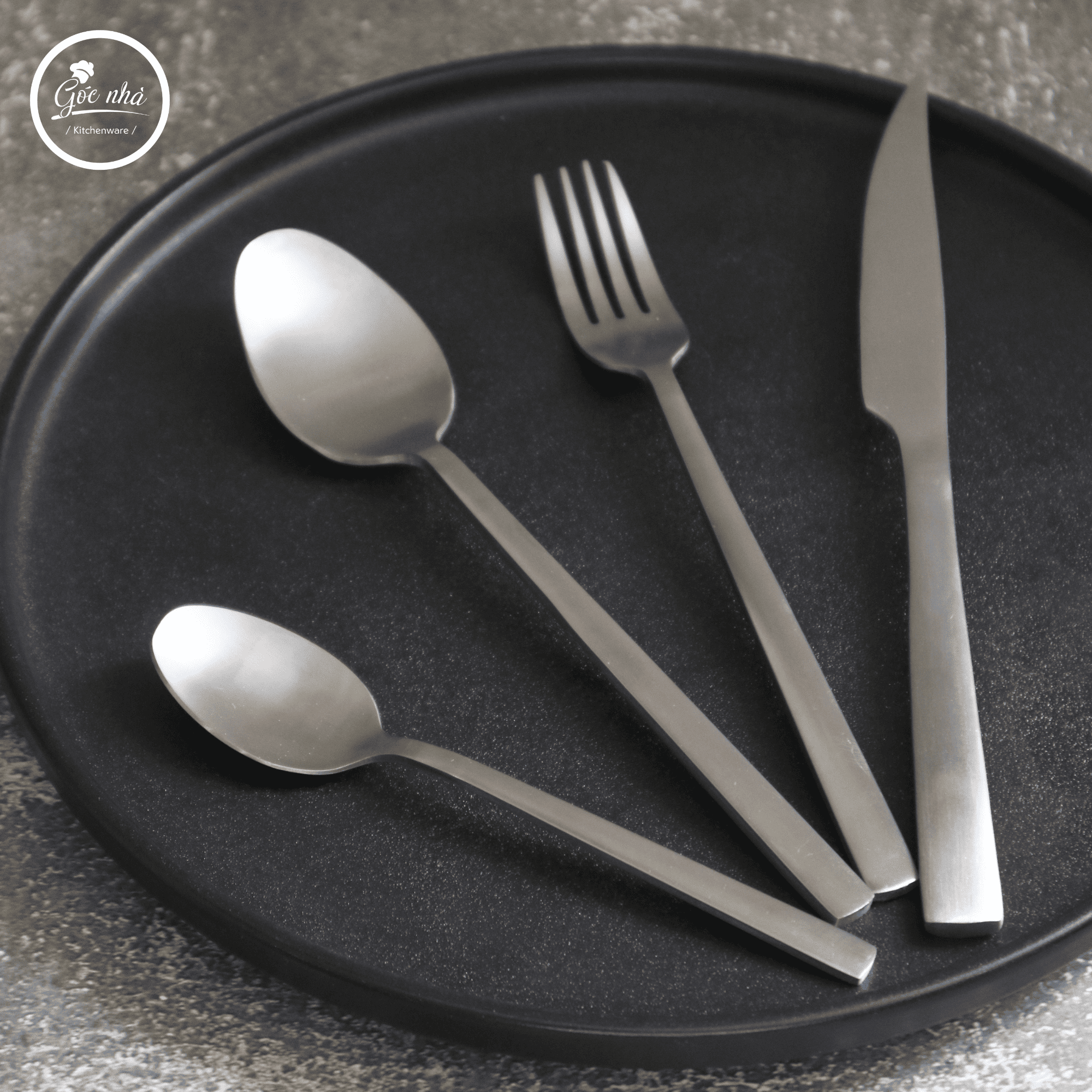 Set Matte Cutlery 4 x 4 pcs
