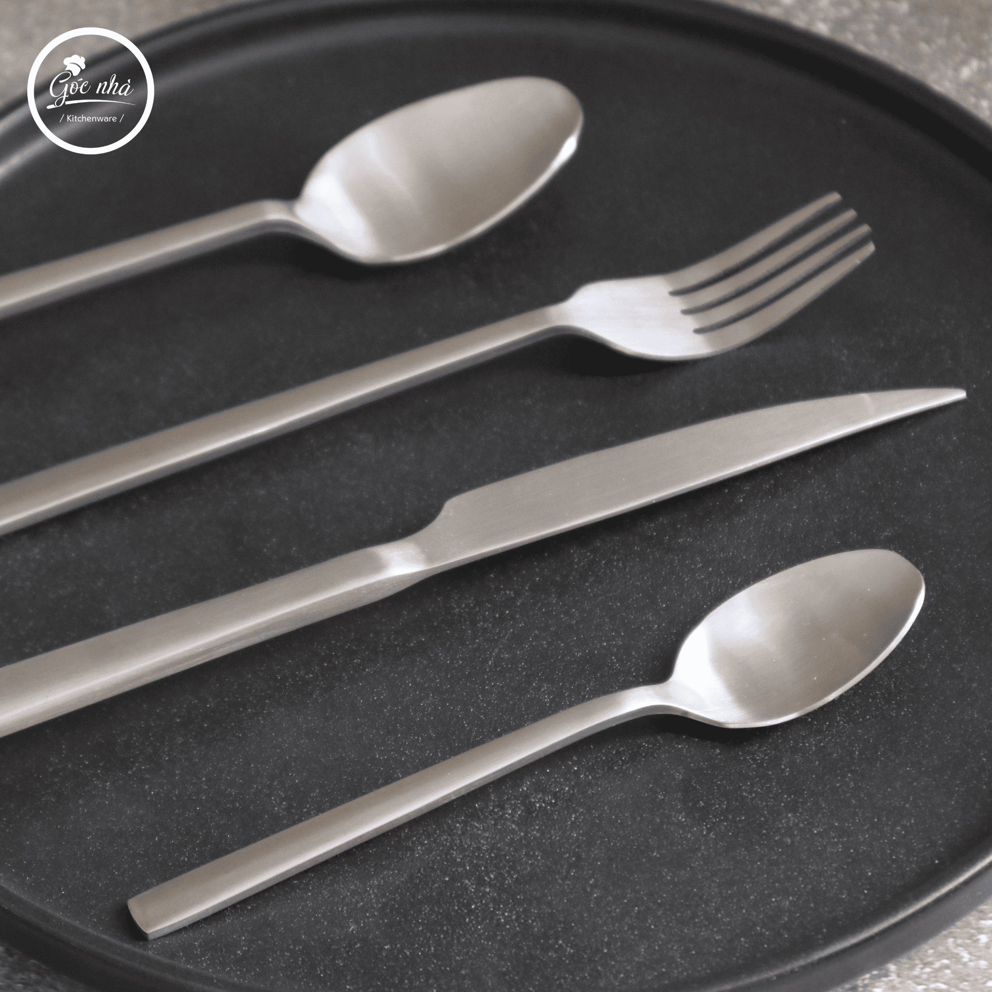 Set Matte Cutlery 4 x 4 pcs