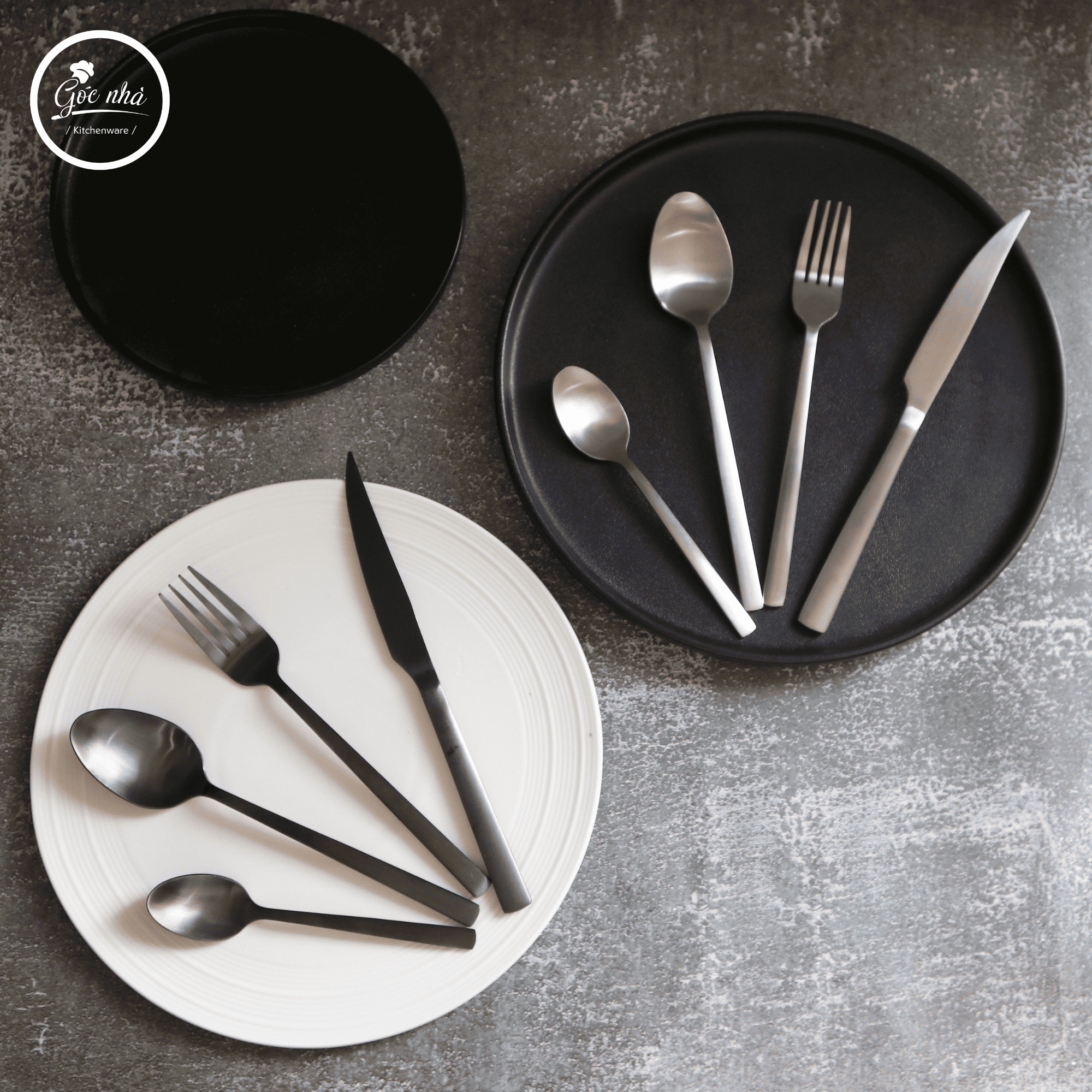 Set Matte Cutlery 4 x 4 pcs