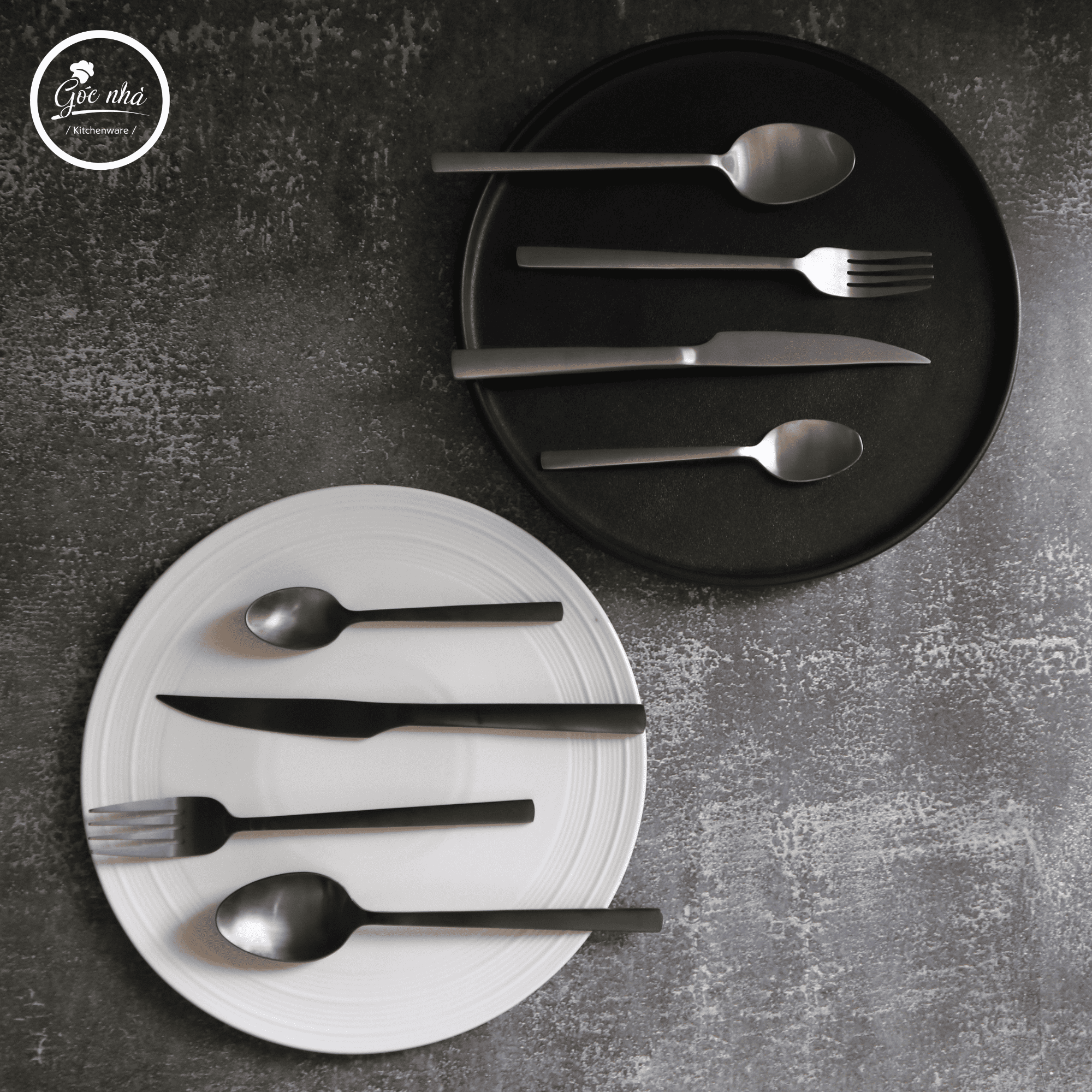 Set Matte Cutlery 4 x 4 pcs