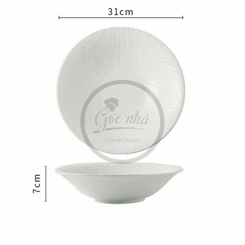 Thố/tô salad vân sóng dáng loe Waves