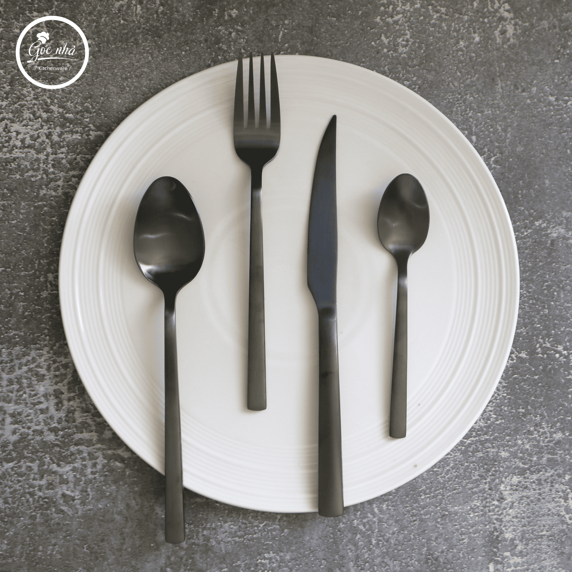 Set Matte Cutlery 4 x 4 pcs