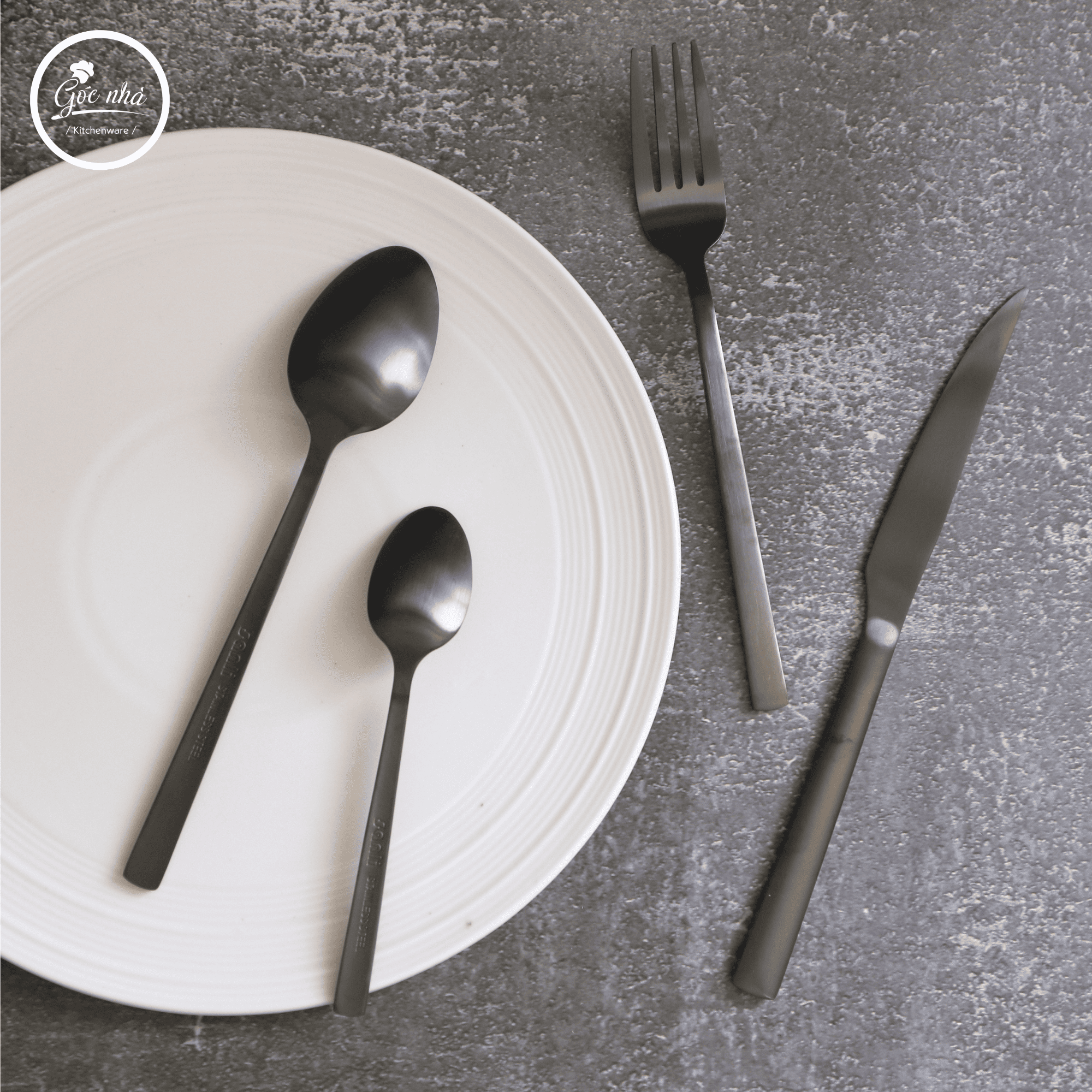 Set Matte Cutlery 4 x 4 pcs