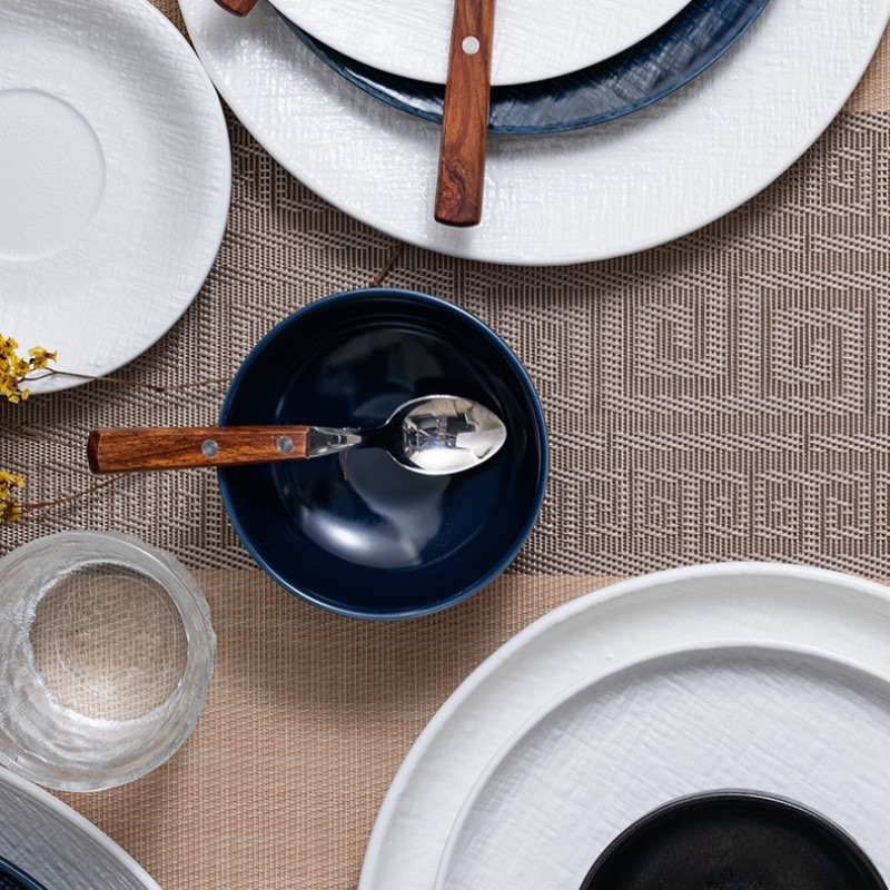 Chén dĩa Crochet dệt lưới