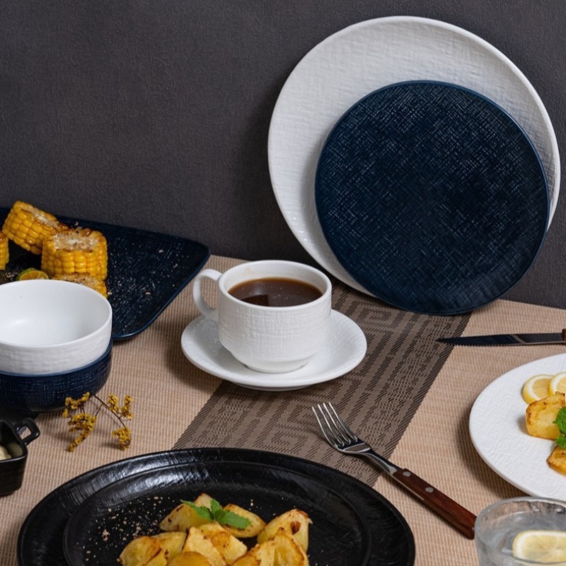 Chén dĩa Crochet dệt lưới