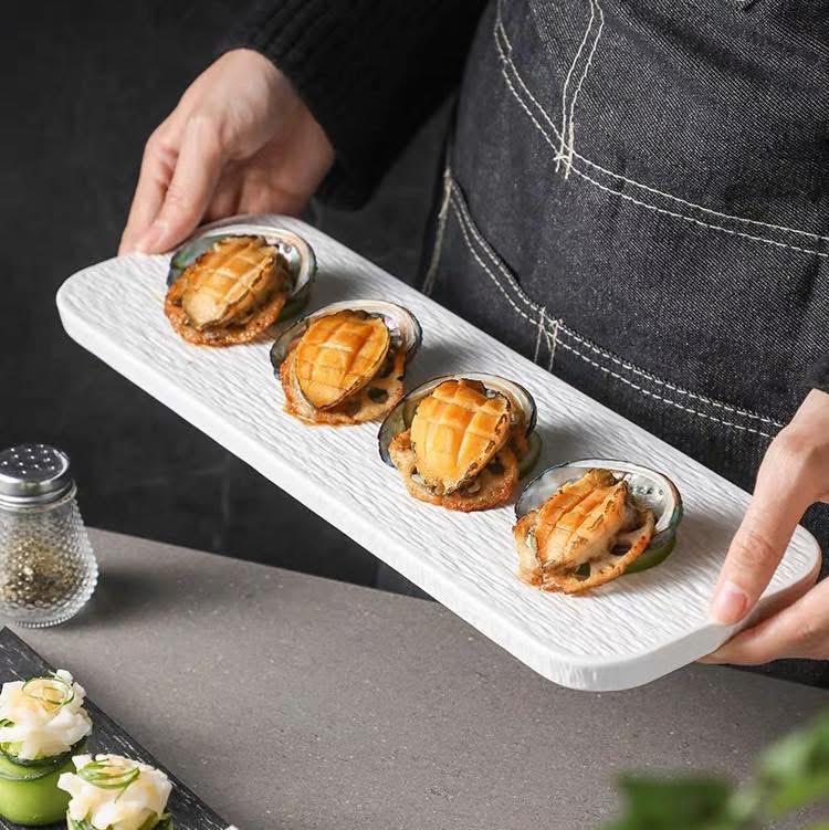 Dĩa sushi Mocca vân sần