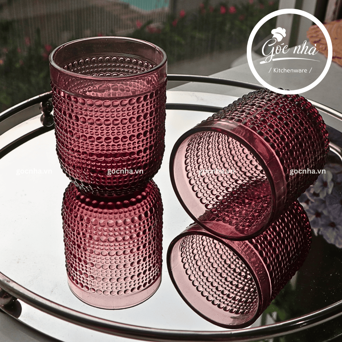 Set bình nước Boho