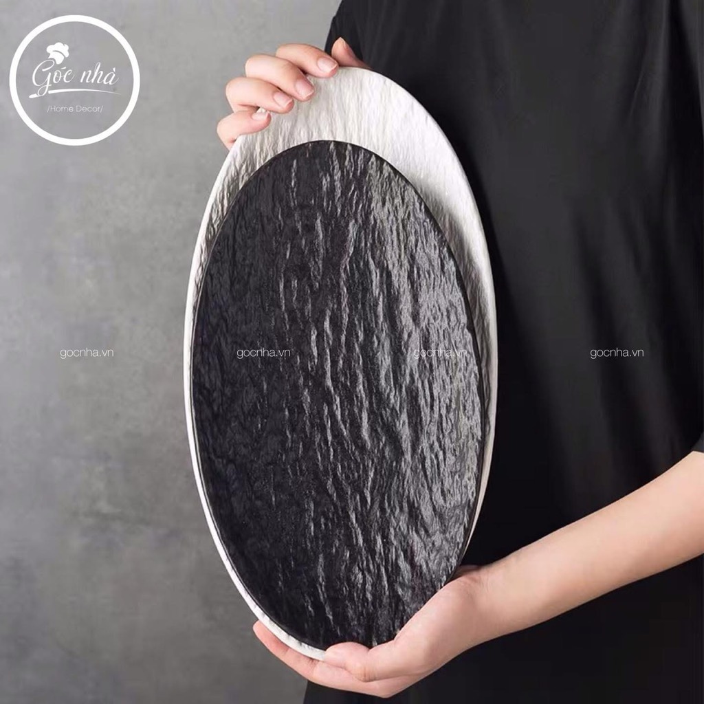 Dĩa oval Lava
