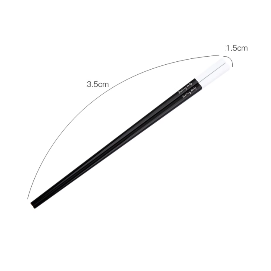 Vanta Cutlery - Đen trơn đuôi trắng