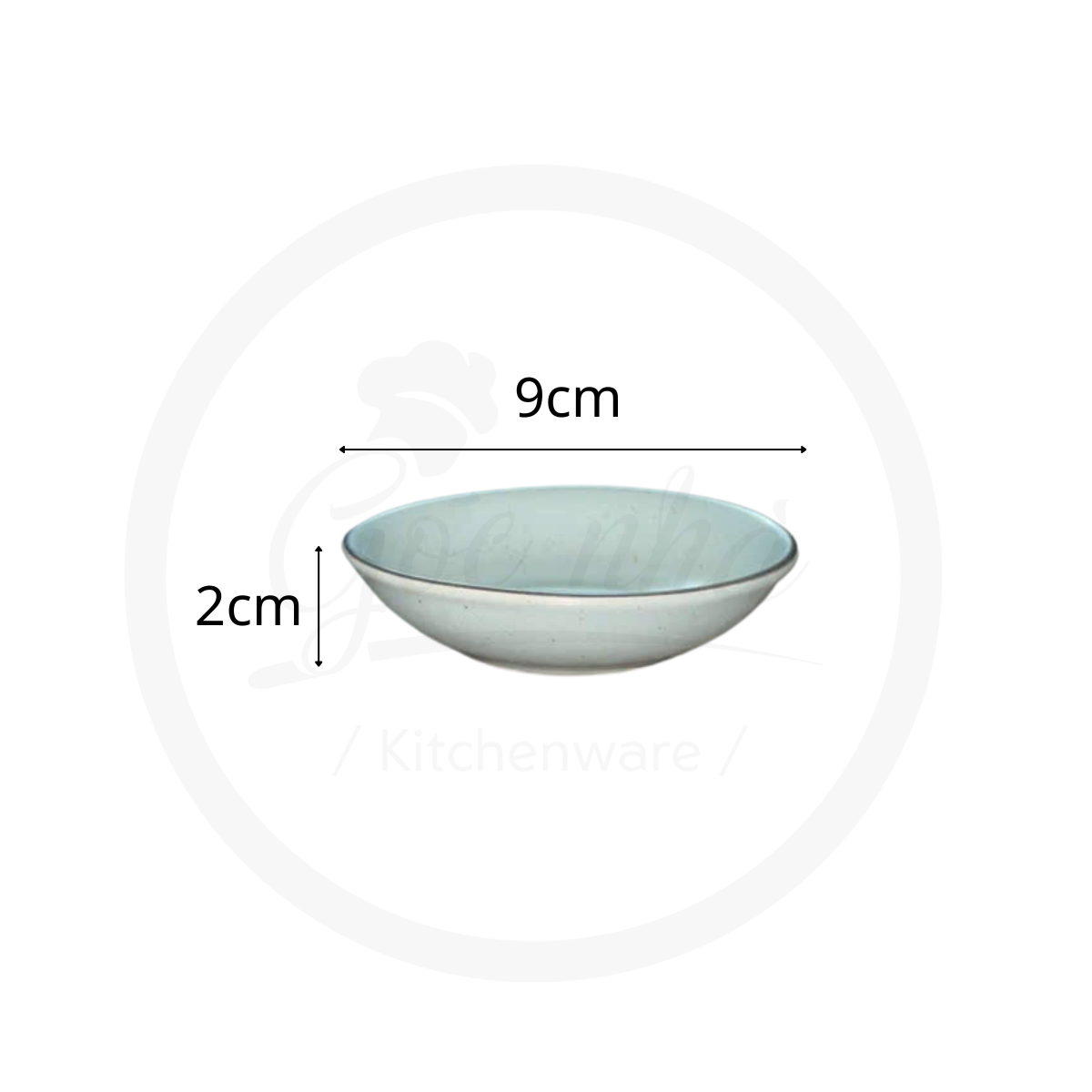 Set chén bát Men tiêu ghi xanh đá