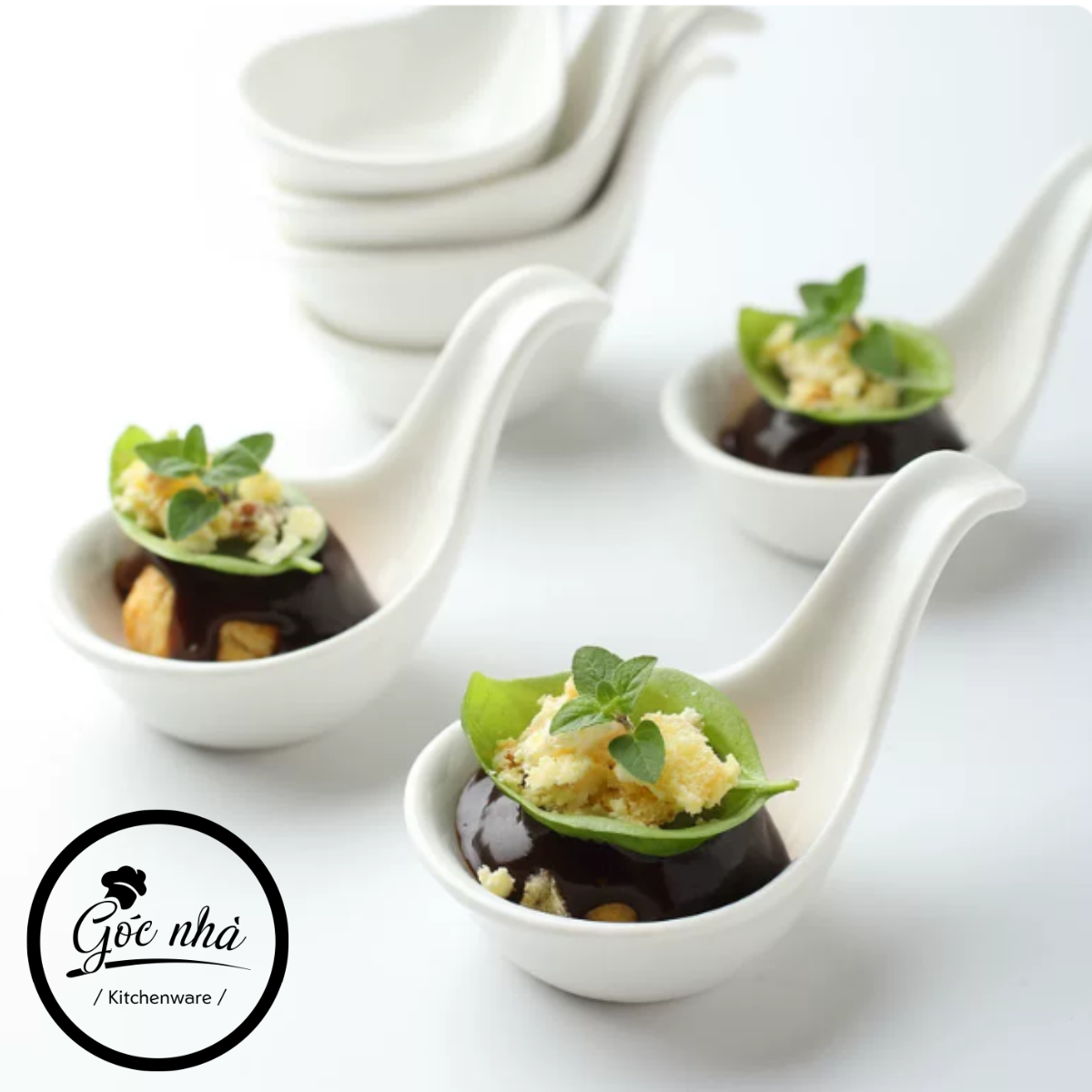 Muỗng sứ Sidedish
