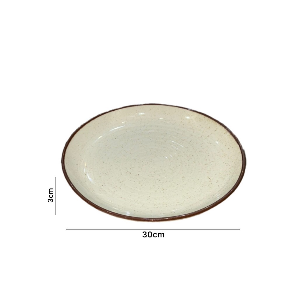 BST chén bát BEIGE nâu men tiêu