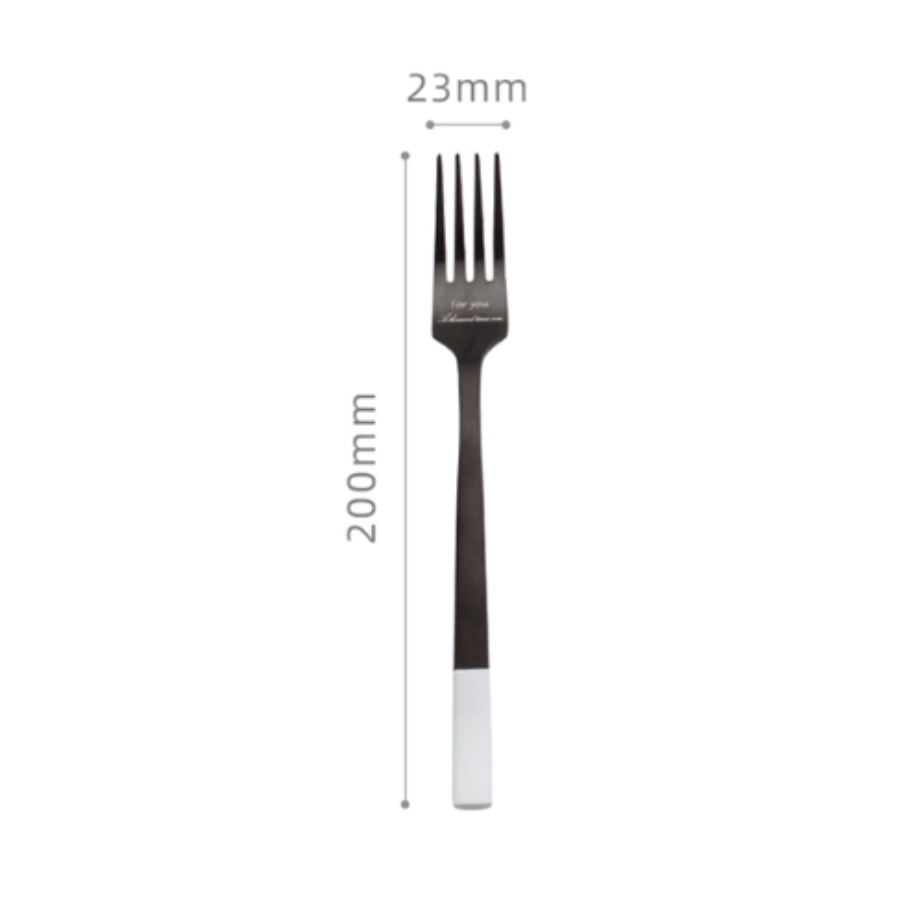 Vanta Cutlery - Đen trơn đuôi trắng
