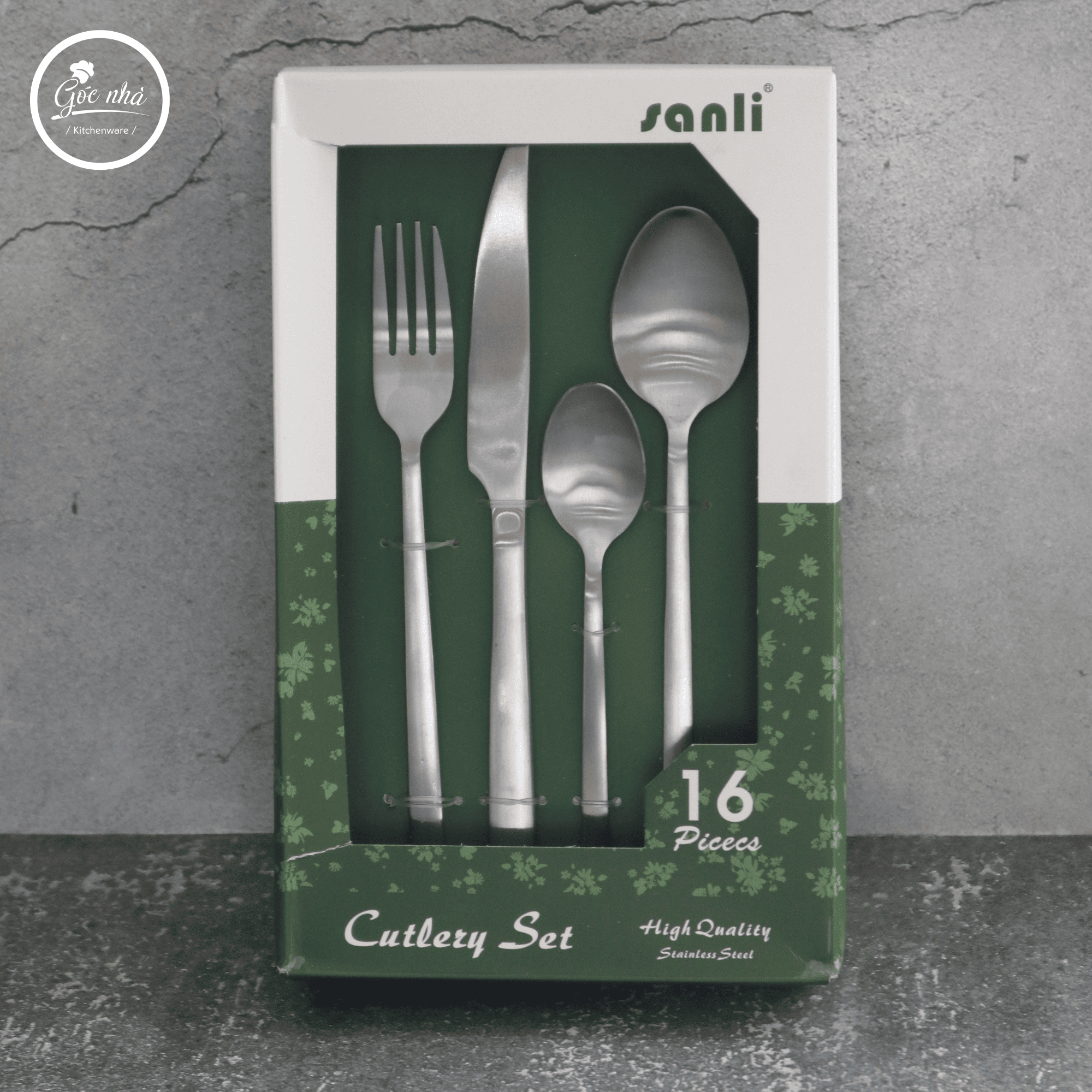 Set Matte Cutlery 4 x 4 pcs