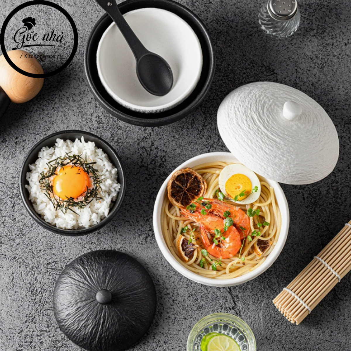 Thố Có Nắp Mocca