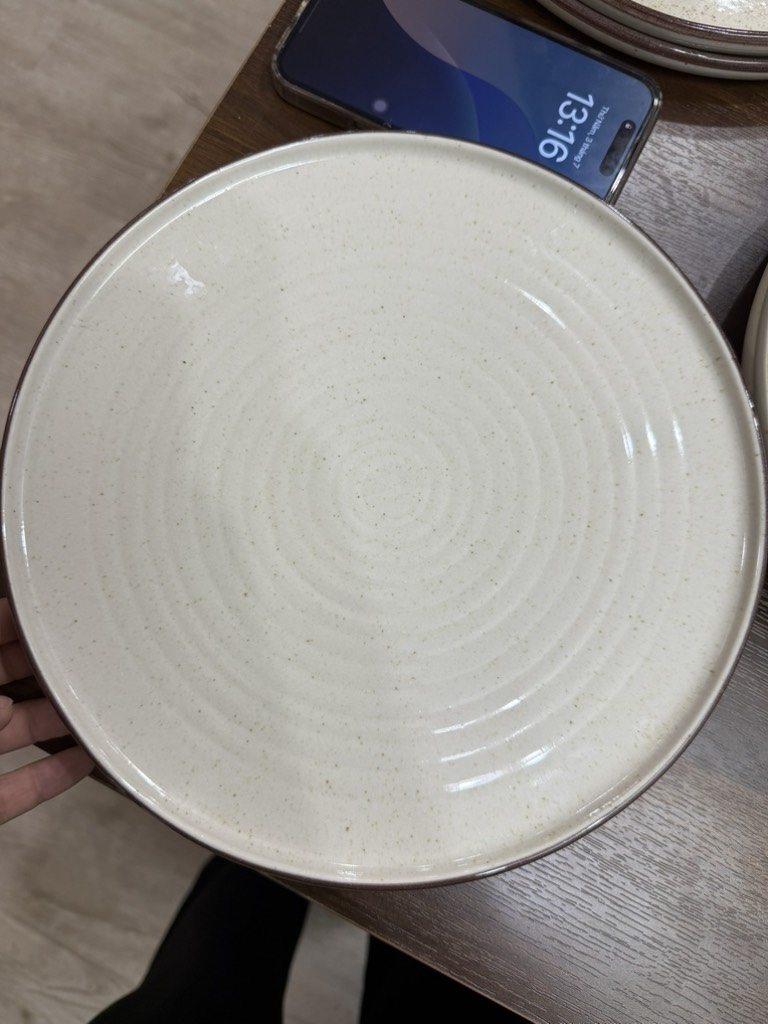 BST chén bát BEIGE nâu men tiêu