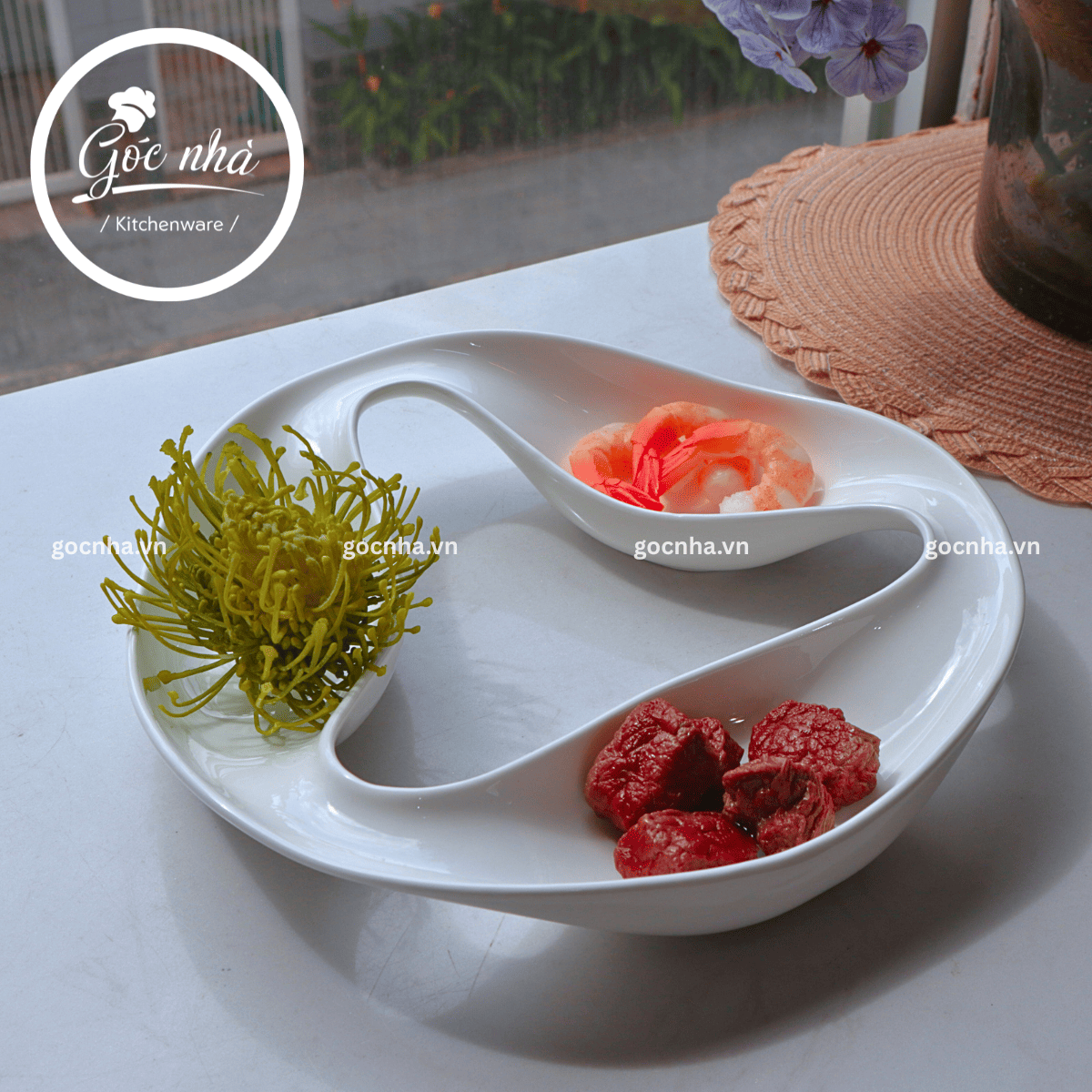Dĩa tạo hình dây xoắn