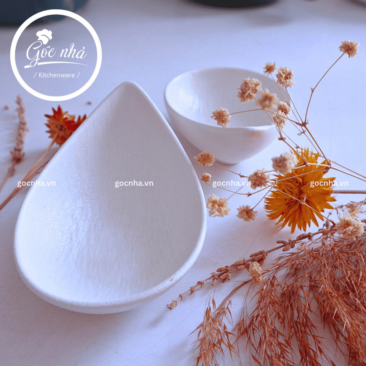 Chén chấm tạo hình giọt nước Water Drops Mocca