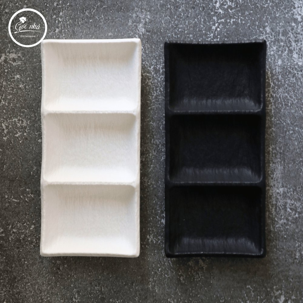 Đĩa Gia Vị Chia Ngăn Mocca