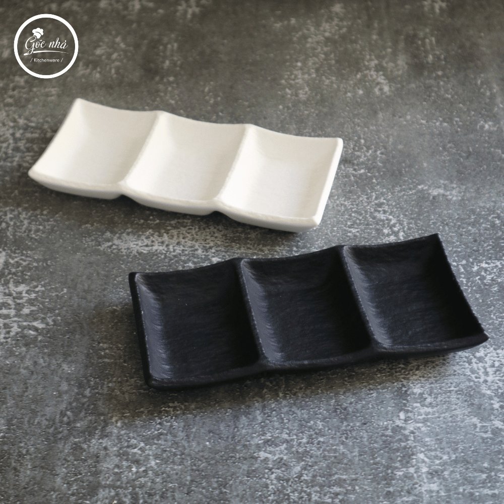 Đĩa Gia Vị Chia Ngăn Mocca