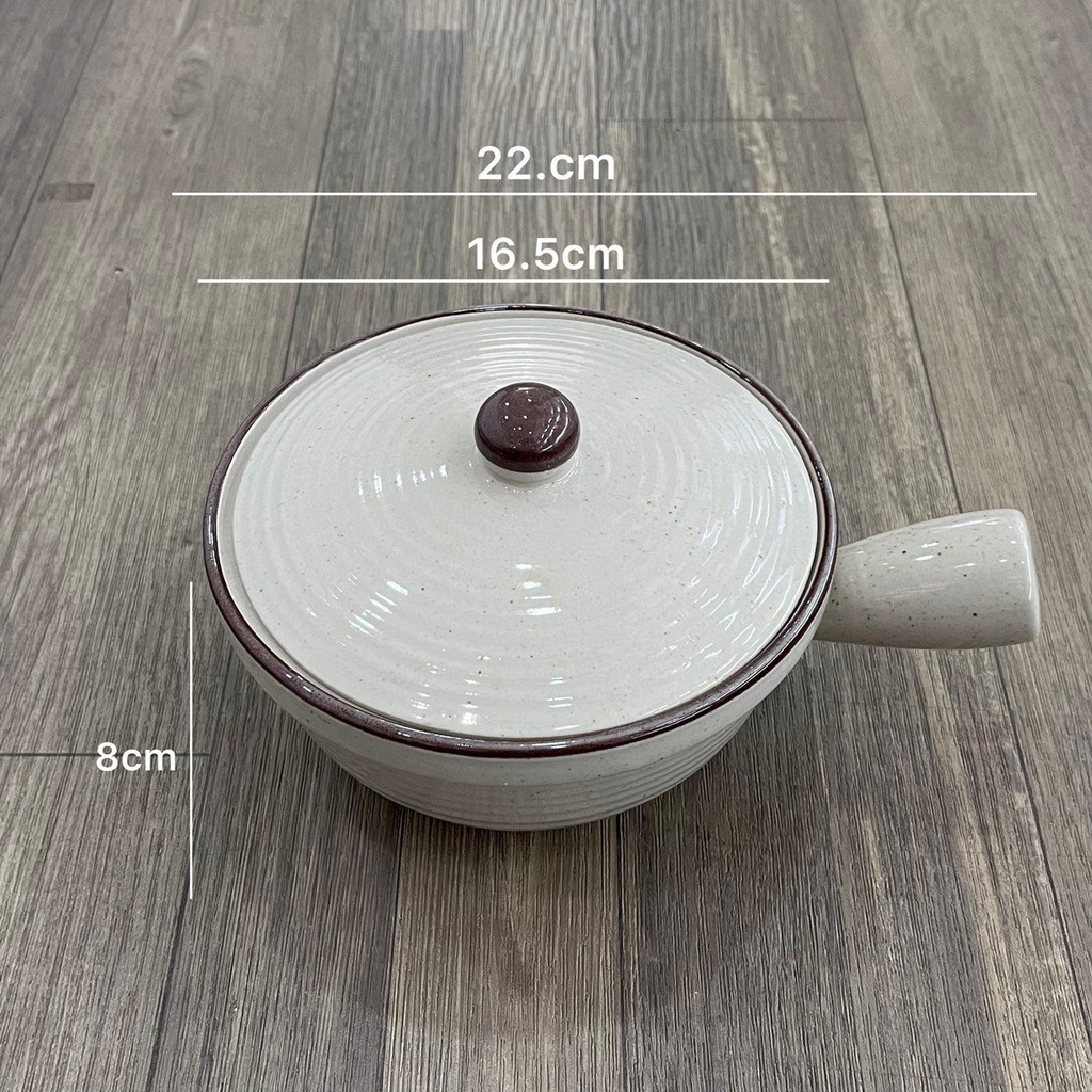 BST chén bát BEIGE nâu men tiêu