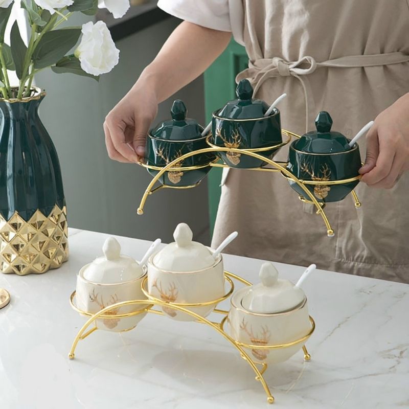 Set gia vị 3 dạng khung cầu