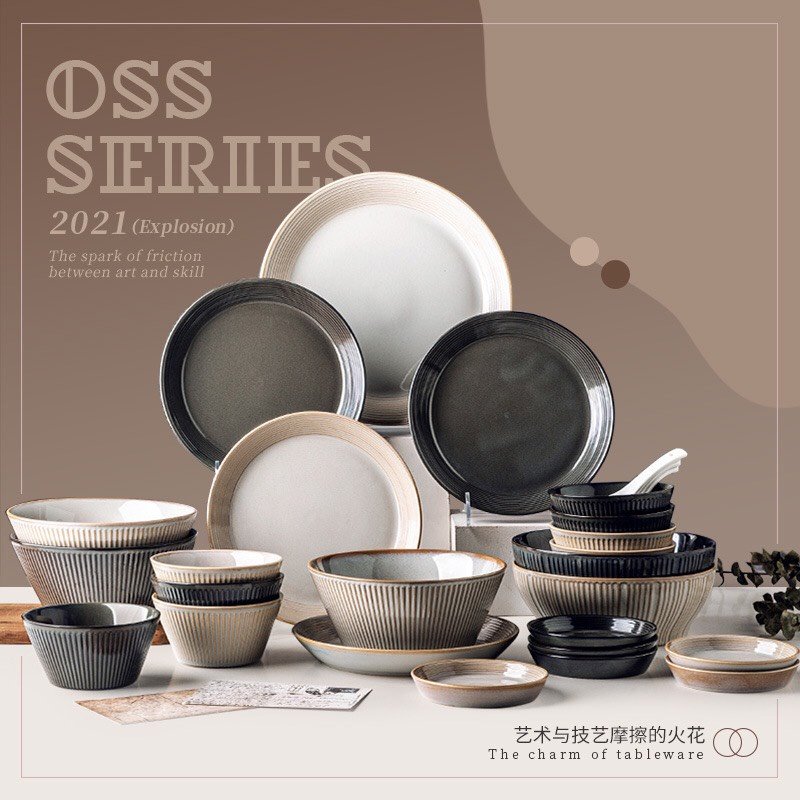Set chén bát OASIS