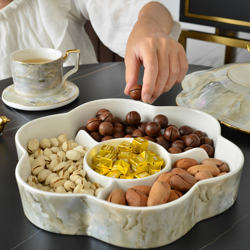 Khay mứt sứ xà cừ cao cấp