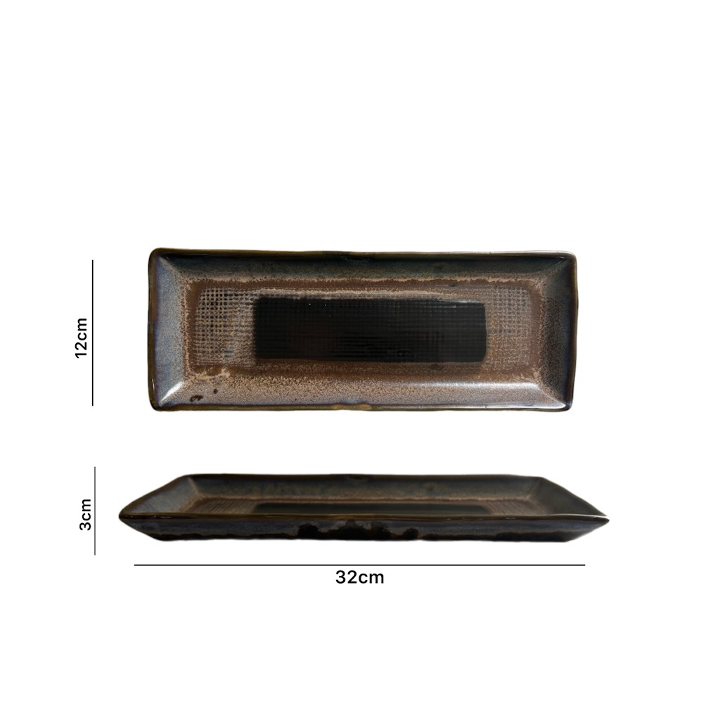 BST Bazan men hỏa biến nâu trầm tích