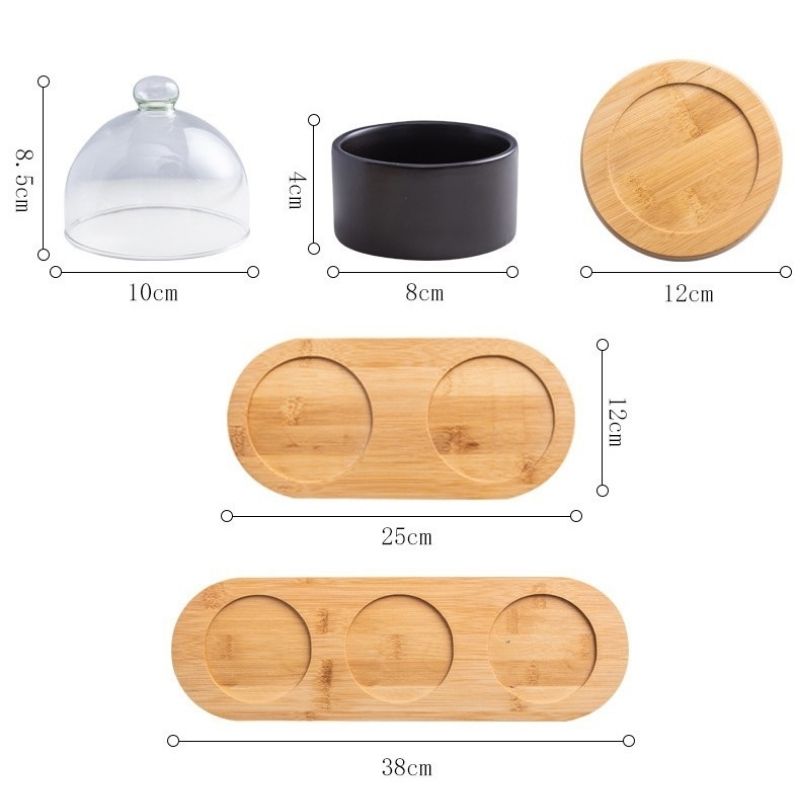 Hũ mứt tròn nắp kín