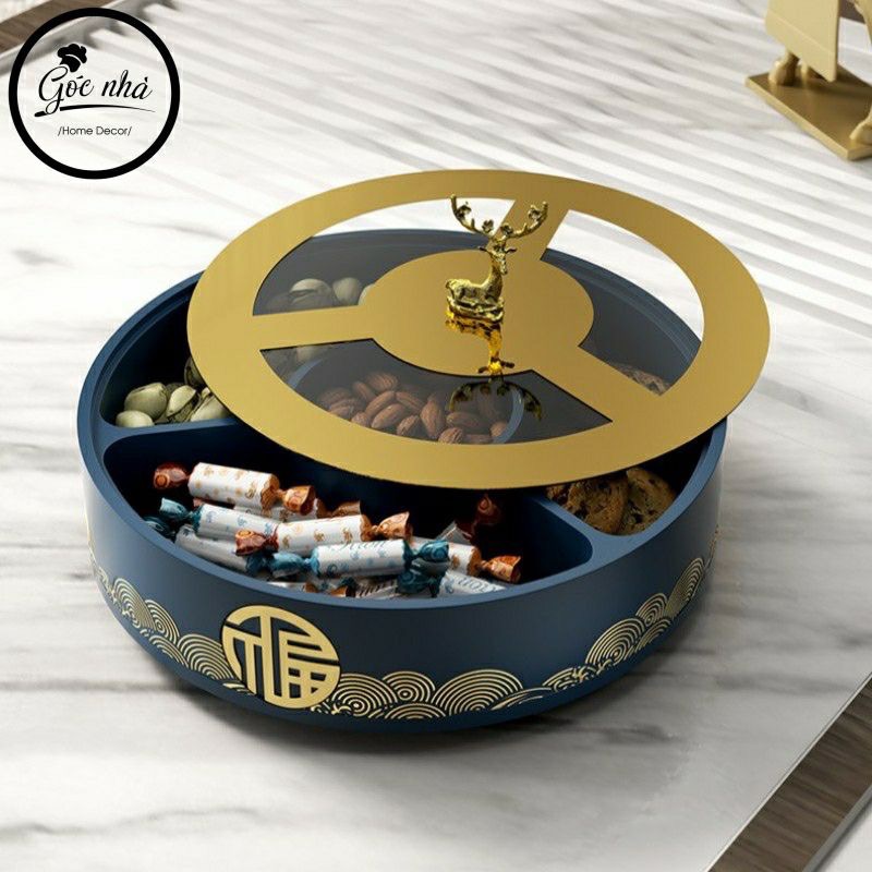 Khay mứt đế xoay "Wealthy"