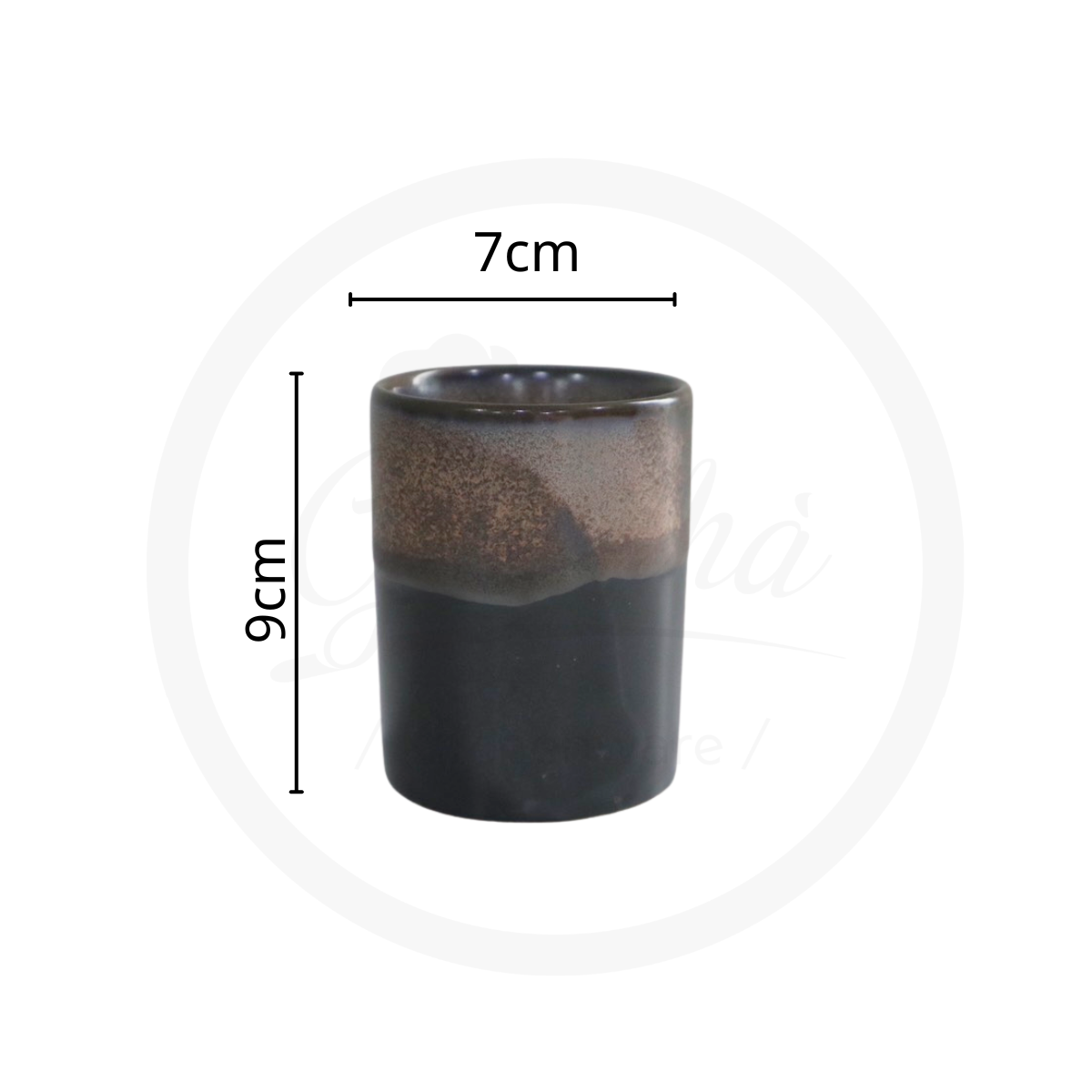 BST Bazan men hỏa biến nâu trầm tích