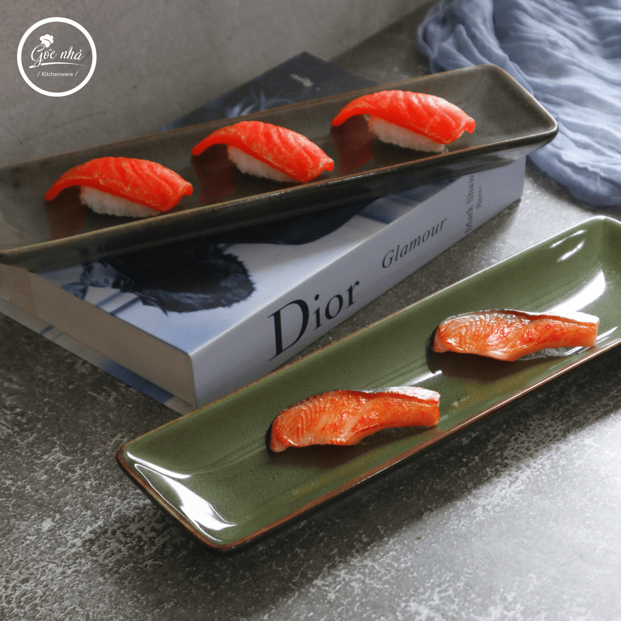 Dĩa Chữ Nhật Hỏa Biến IRO