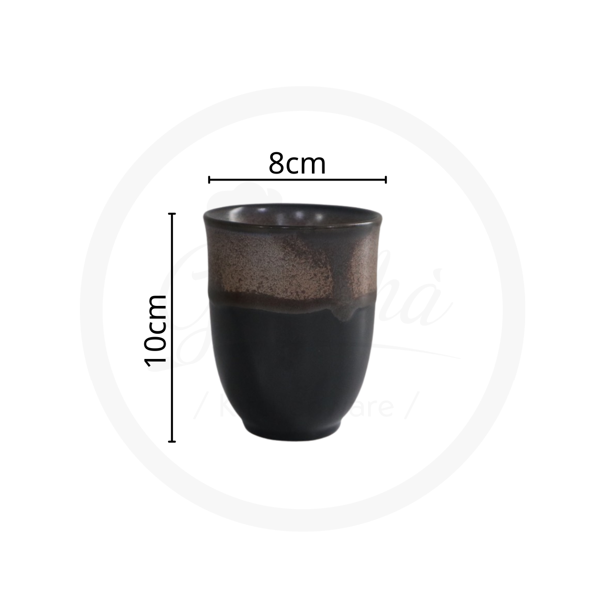 BST Bazan men hỏa biến nâu trầm tích