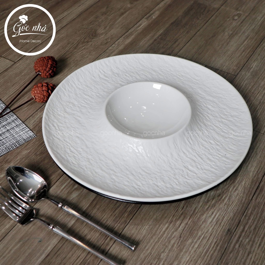 Dĩa soup Volcano Mocca