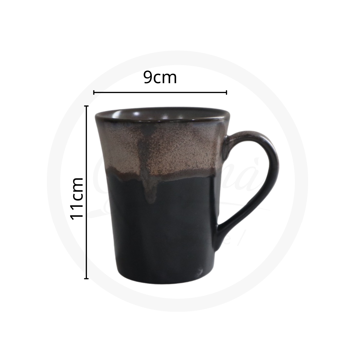 BST Bazan men hỏa biến nâu trầm tích