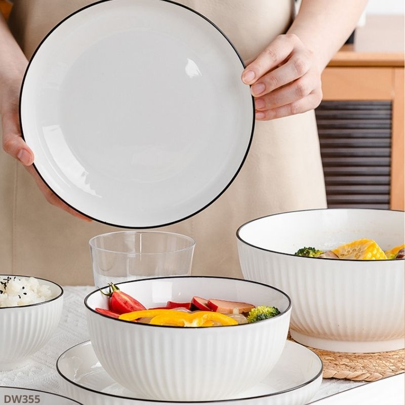 Set Chén Bát Simple Living 34 Chi Tiết
