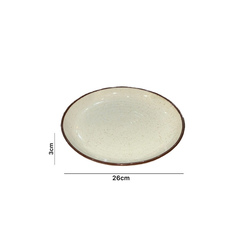 BST chén bát BEIGE nâu men tiêu