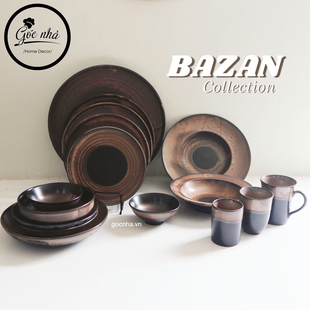 BST Bazan men hỏa biến nâu trầm tích