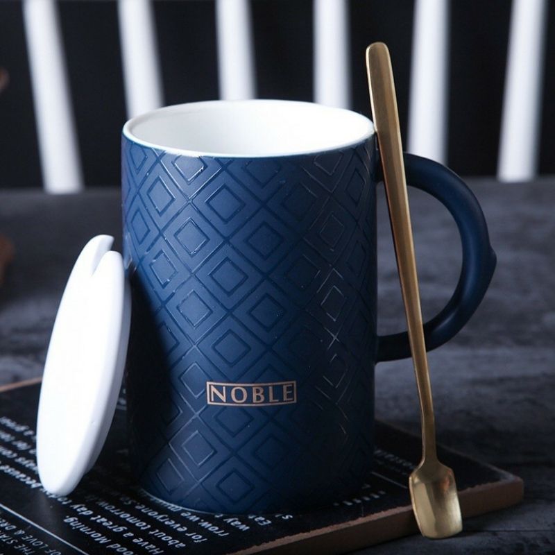 Tách/ly sứ Noble xanh navy