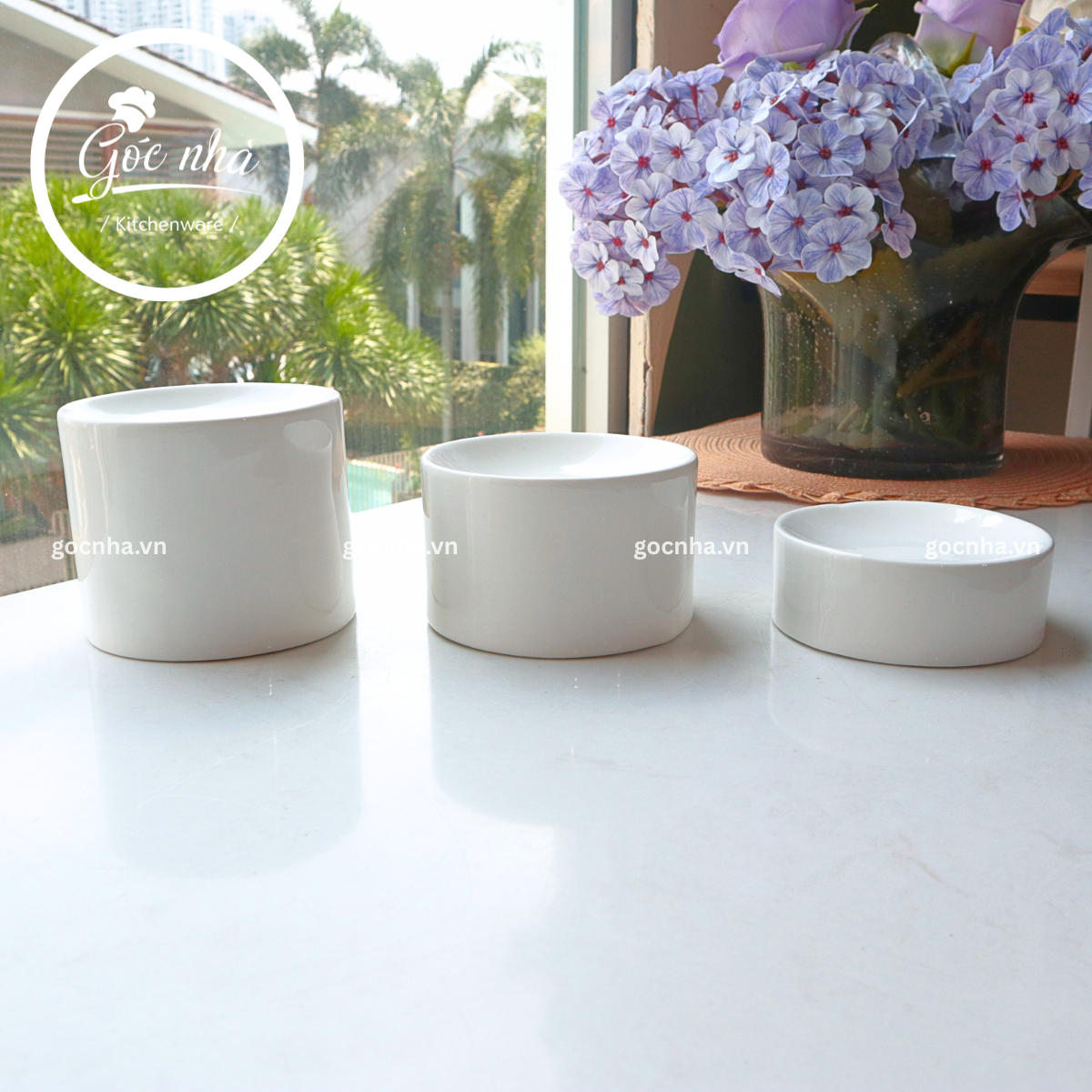 Dĩa tạo hình cao Candles