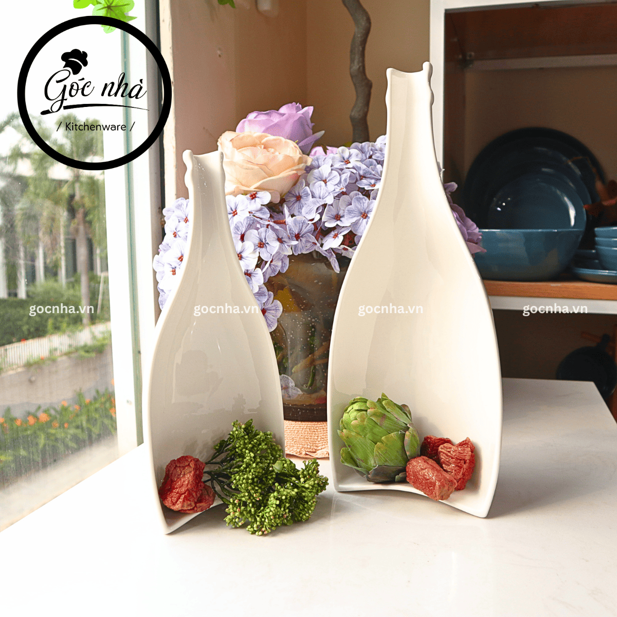 Đĩa tạo hình dáng chai- haft bottle plate